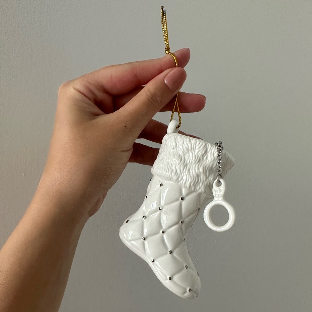 PANDORA "PORCELAIN STOCKING ORNAMENT" 2012, Limited Edition